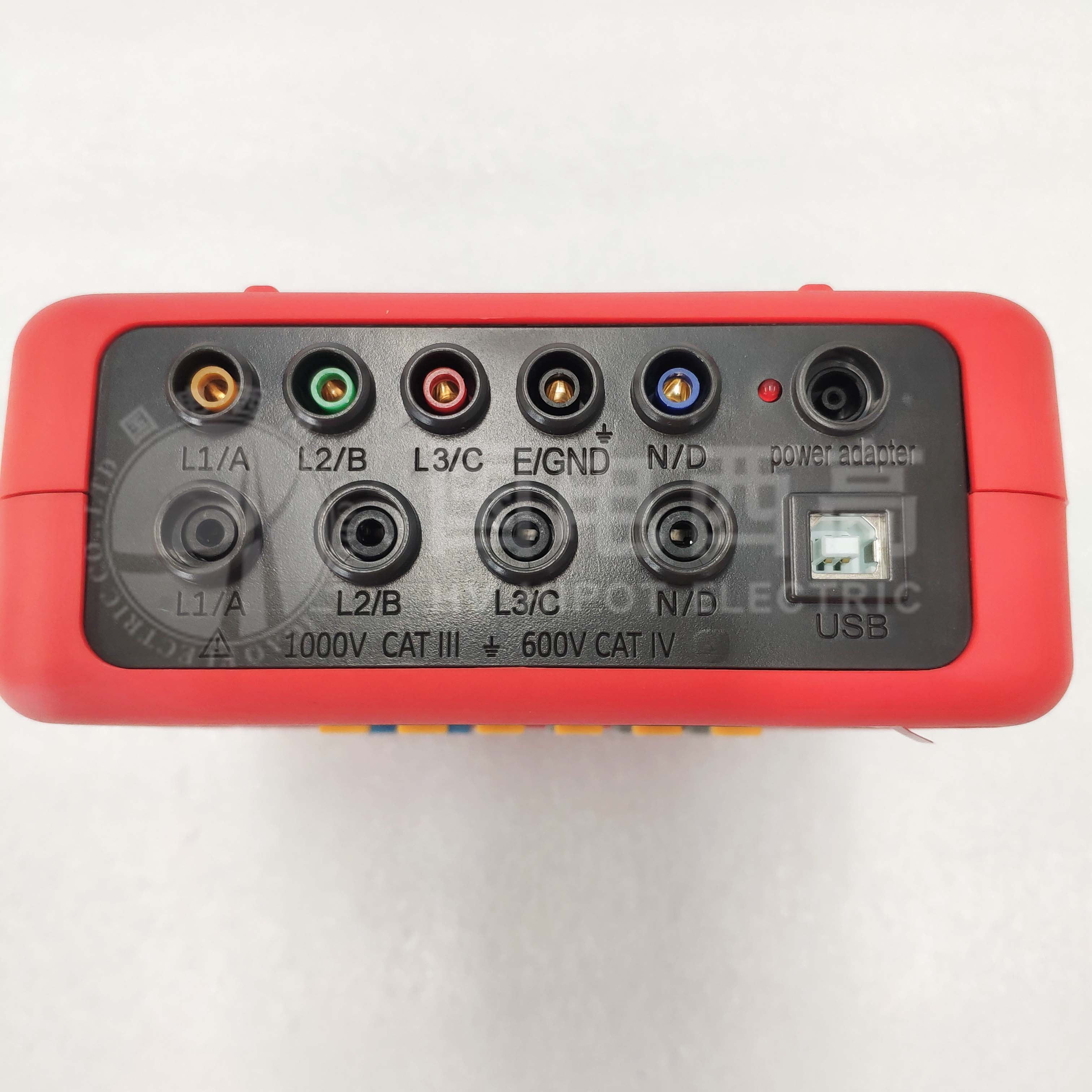 電能質量分析儀主機上方接口