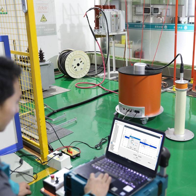 電纜振蕩波局部放電檢測系統場景圖